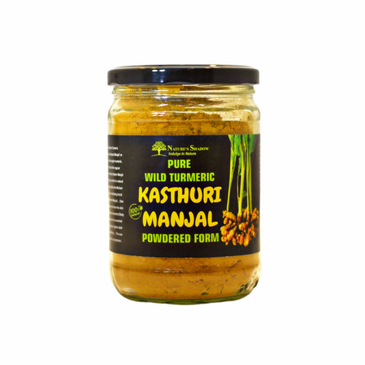 Pure Wild Turmeric/Kasthuri Manjal/Kasthuri Haldi - Origin - Villages Around Erode and Salem (Powdered Form, 250 Grams)